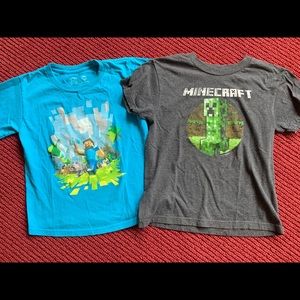 Boys M Minecraft t-shirts
